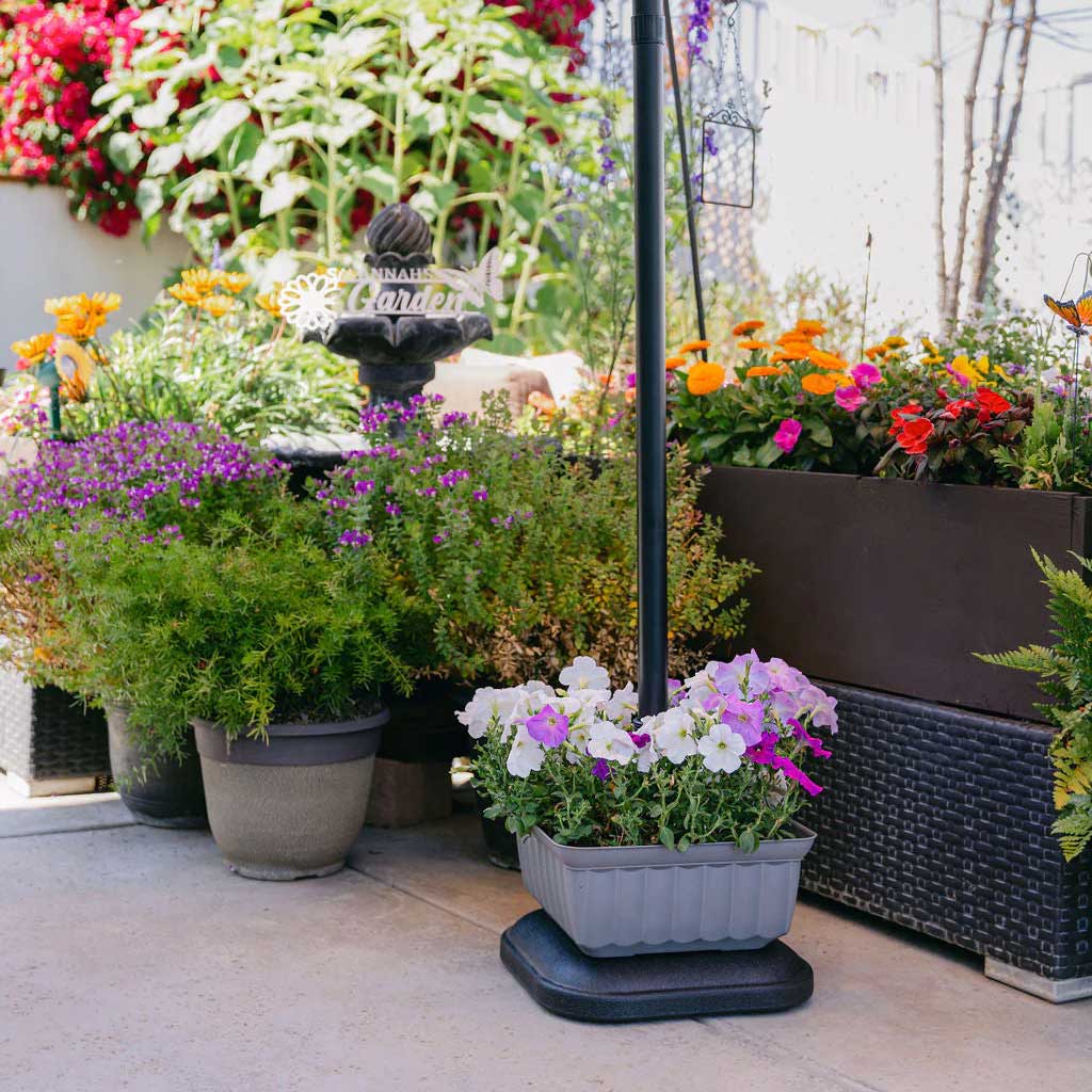 Square Savannah Planter - Grey